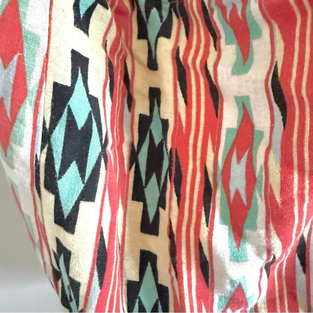 Cleobella Southwestern Geometric Print Large Hobo Shoulder Bag